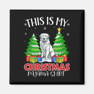 This Is My Christmas Pajama Great Pyrenees Dog Xma Magnet