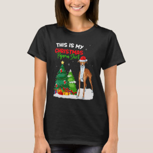 This Is My Christmas Pajama Greyhound Dog Owner T-Shirt