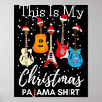 This Is My Christmas Pajama Guitar Guitarist Music