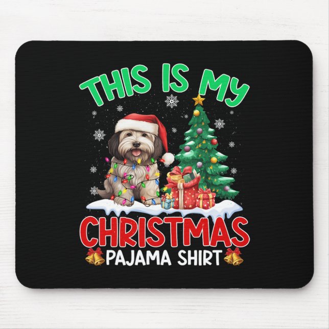 This Is My Christmas Pajama Havanese Dog Lovers Xm Mouse Mat (Front)