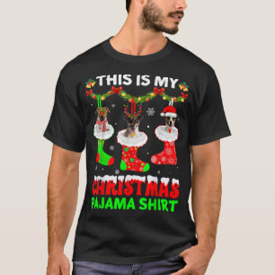 This Is My Christmas Pajama Jack Russell Terrier D T-Shirt