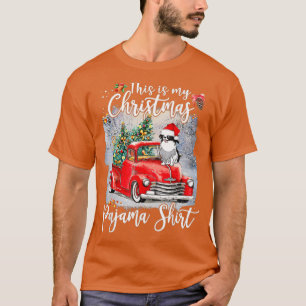 This Is My Christmas Pajama Japanese Chin Xmas Dog T-Shirt