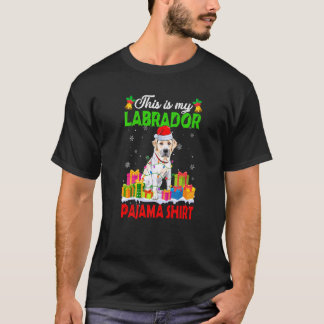 This Is My Christmas Pajama Labrador Dog T-Shirt