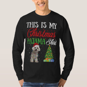 This Is My Christmas Pajama Maltese Lover Dog Gift T-Shirt