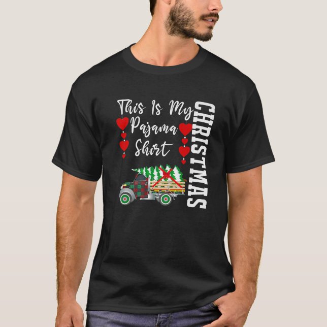 This Is My Christmas Pajama Perfect Christmas PJ P T-Shirt (Front)