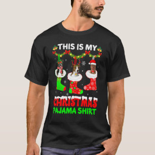 This Is My Christmas Pajama Pitbull Dog Puppy T-Shirt