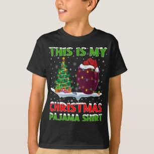 This Is My Christmas Pajama Plum Fruit Christmas T-Shirt