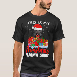 This Is My Christmas Pajama  Poodle Dog 1 T-Shirt