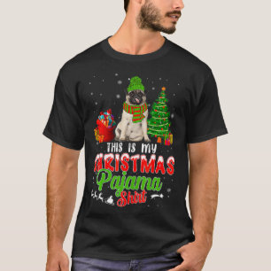 This Is My Christmas Pajama Pug Dog T-Shirt