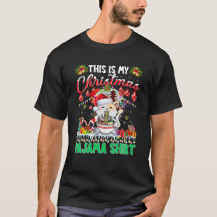 This Is My Christmas Pajama Ramen Cat Noodles Japa T-Shirt