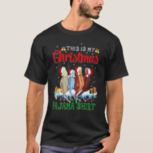 This Is My Christmas Pajama Santa Bearded Dragon X T-Shirt