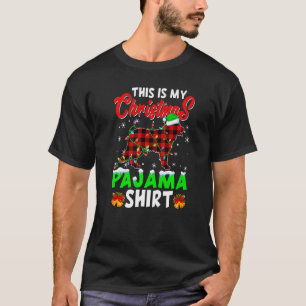 This Is My Christmas Pajama Santa Bernese Mountain T-Shirt