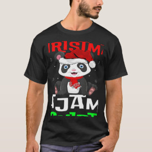 This Is My Christmas Pajama  Santa Hat Panda Xmas T-Shirt