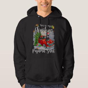 This Is My Christmas Pajama Schnauzer Xmas Dog Lov Hoodie
