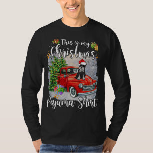 This Is My Christmas Pajama Schnauzer Xmas Dog Lov T-Shirt