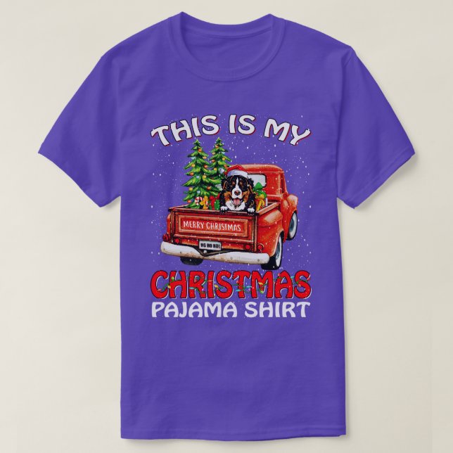 This Is My Christmas Pajama Shirt Bernese Mountain (Design Front)