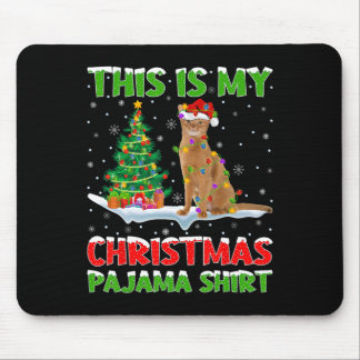 This Is My Christmas Pajama Shirt Christmas  Mouse Mat