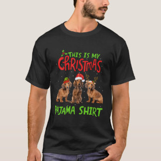 This Is My Christmas Pajama Shirt Dachshund Gift S