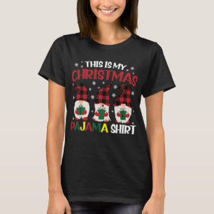 This Is My Christmas Pajama Shirt Family Gnomies 