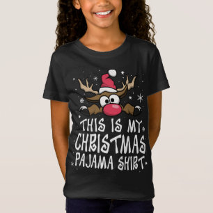 This Is My Christmas Pajama Shirt Funny Christmas