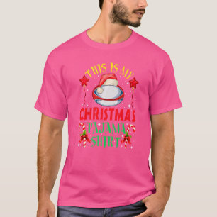 This Is My Christmas Pajama Shirt Funny Rugby Sant