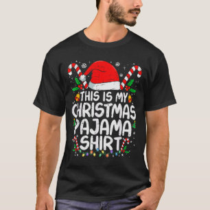 This Is My Christmas Pajama Shirt Funny Xmas Pjs M