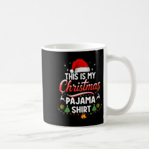 This Is My Christmas Pajama Shirt Lights Men Women Coffee Mug