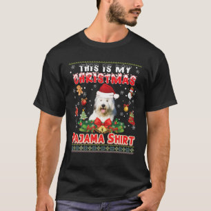 This Is My Christmas Pajama Shirt Old English Shee