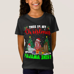 This is My Christmas Pajama Shirt Santa ELF Reinde