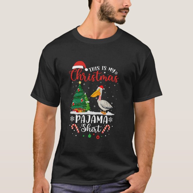 This is My Christmas Pajama Shirt Tree Light Xmas  (Front)