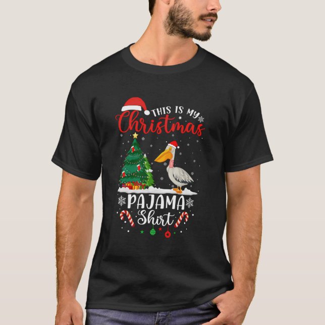 This Is My Christmas Pajama Shirt Tree Light Xmas  (Front)