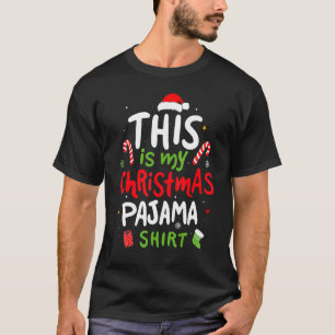 This Is My Christmas Pajama Shirt Xmas String Ligh