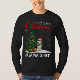 This Is My Christmas Pajama Siberian Husky Xmas Do T-Shirt