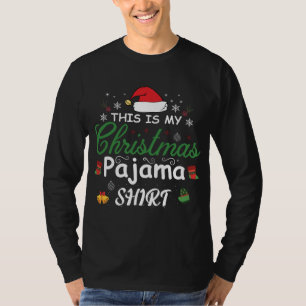 This Is My Christmas Pajama Sleepover Family Match T-Shirt