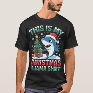 This Is My Christmas Pajama Stingray Fish Christma T-Shirt