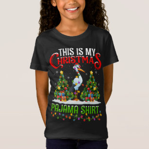 This Is My Christmas Pajama Storks Bird Christmas T-Shirt