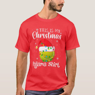 This Is My Christmas Pajama Tennis Sport Lover T-Shirt