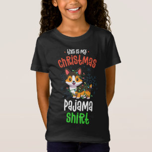 This Is My Christmas Pajama Tricolor Corgi Pjs Xma T-Shirt