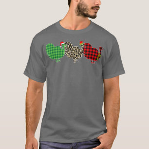 This Is My Christmas Pajama Turkey Xmas Tree Anima T-Shirt