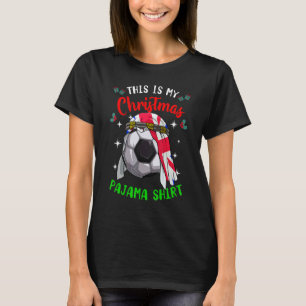 This Is My Christmas Pajama United Kingdom Soccer T-Shirt