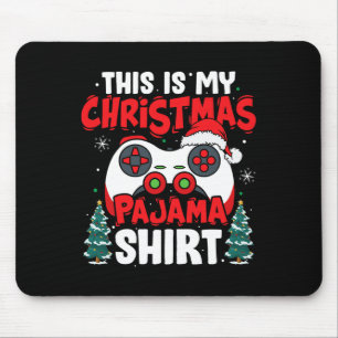 This Is My Christmas Pajama Video Game Gamer Boys Mouse Mat