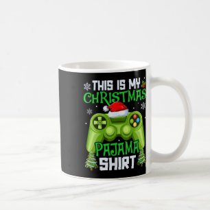 This Is My Christmas Pajama Video Game Gamer Men B Coffee Mug