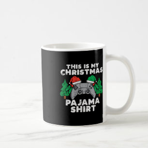 This Is My Christmas Pajama Video Games Boys Men X Coffee Mug