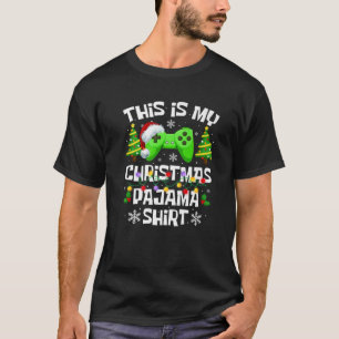 This Is My Christmas Pajama Video Games Boys Men X T-Shirt
