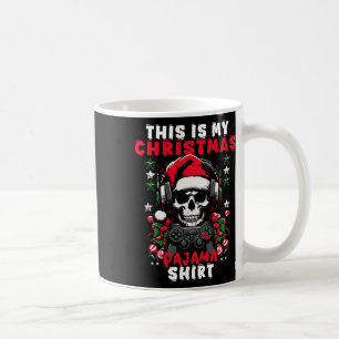 This Is My Christmas Pajama Video Games Skeleton S Coffee Mug