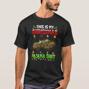 This Is My Christmas Pajama Xmas Frog Squad T-Shirt