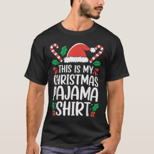 This Is My Christmas Pajama Xmas Pjs T-Shirt