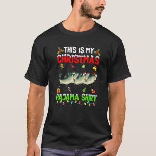 This Is My Christmas Pajama Xmas Salmon Squad T-Shirt