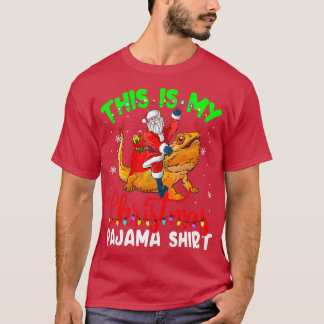 This Is My Christmas Pajama Xmas Santa T-Shirt