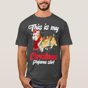 This Is My Christmas PajamaCorgi Christmas T-Shirt